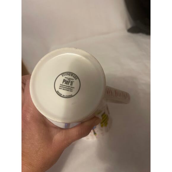 Pier 1 Imports Pinata Party Have A Smashing Day Set  2 Coffee Mugs Cups Ceramic - Picture 4 of 7